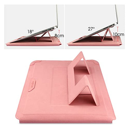 HoYiXi 13 Inch Laptop Sleeve Case Bag Compatible with MacBook Neo 2026/MacBook Air 13 M1 M2 2022-2018/MacBook Pro 13 M2 2022-2016/Surface Pro 8 2021/Surface Go 3 13-13.6'' Dell HP ASUS Acer PC, Pink - color: Pink, size: 13-13.3 in
