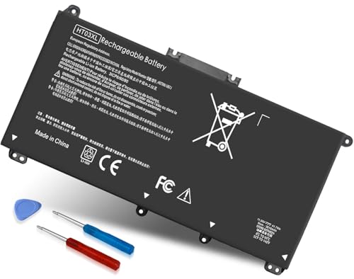 HT03XL L11119-855 Laptop Battery for HP Pavilion 15-CS 15-DA 15-DB 15-DW | 17-by 17-CA 14-CE 14-CF 14-DF Series 15-CS0053CL 15-DW0033NR 15-DA0014DX L11421-542 L11421-2C2 HSTNN-UB7J HT03041XL - size: 7.35*3.5*0.25inch HT03XL