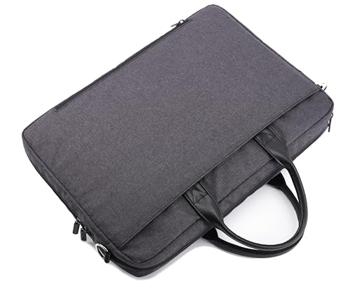 Lekesky Briefcases laptop Bag 15.6 Inch Travel Briefcase Water Resistant Expandable Shoulder Bag Messenger for Men