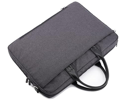 Lekesky Briefcases laptop Bag 15.6 Inch Travel Briefcase Water Resistant Expandable Shoulder Bag Messenger for Men