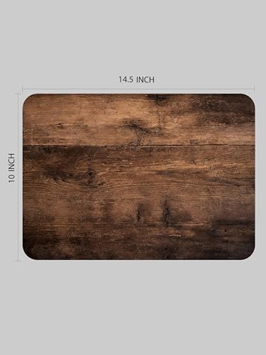 Laptop Skin Sticker Cover Decal Dark Wood- Universal Size - Fits All laptops up to a 16” Diagonal Size | Easy to Apply, Remove and Change Styles