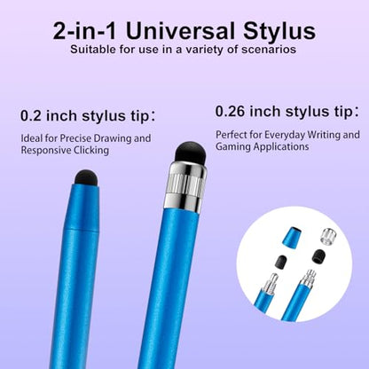 ChaoQ Stylus Pen for Touchscreen, 6pcs High Sensitivity and Precision Stylus Pen for iPad iPhone Android Suitable for All Touch Screens - color: 6 Mix