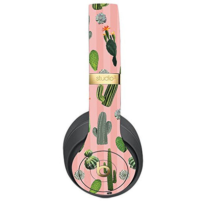 MightySkins Skin Compatible with Beats Studio 3 Wireless - Cactus Garden | Protective, Durable, and Unique Vinyl Decal wrap Cover | Easy to Apply, Remove, and Change Styles | Made in The USA - color: Cactus Garden