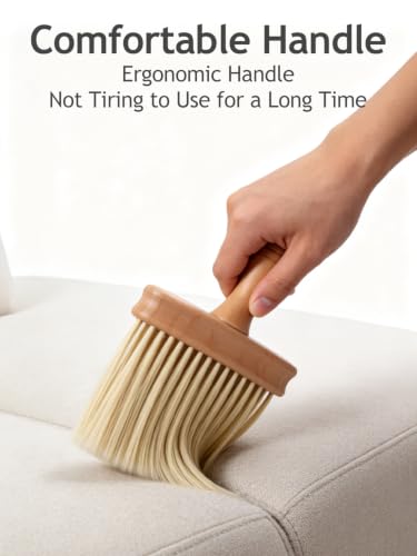 Keyboard Cleaning Brush, Wooden Piano Cleaner Brush, Instrument Dusting Brush Anti-Static Double Sided Ultra Soft Brush, Universal Guitar Laptop Synthesizers Keyboard Brush