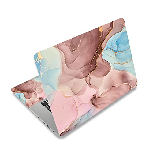 Laptop Skin Sticker Decal, 15.6" Universal Skin for 12" 13" 13.3" 14" 15" 15.4" 15.6 inch Laptop Netbook PC Notebook Vinyl Reusable Skin Sticker Art Protector Personalized,Dreamy Marble - color: Dreamy Marble