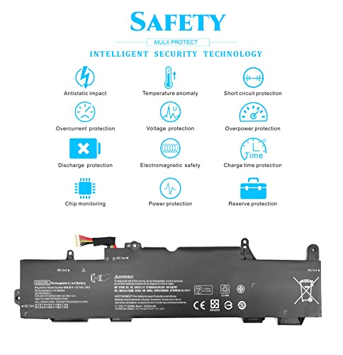 SS03XL 933321-855 Laptop Battery Replacement for HP EliteBook 840 730 735 740 745 830 846 G5, 735 745 830 840 G6 ZBook 14U G5 G6 HSN-I13C-4 HSN-112C HSTNN-LB8G Computer Notebook Battery.