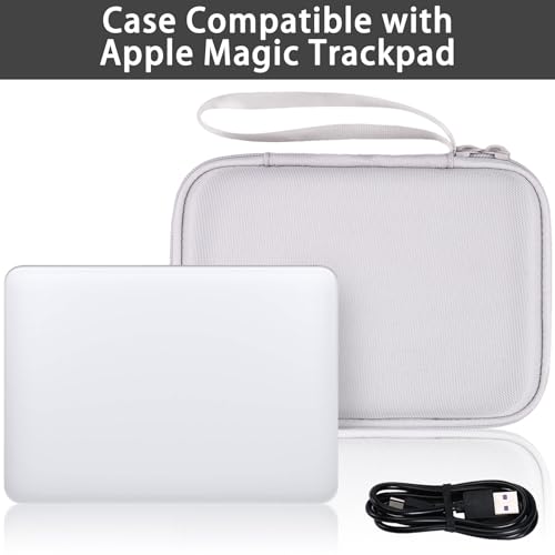 co2CREA Hard Travel Case Replacement for Apple Magic Trackpad (White Case) - color: White Case