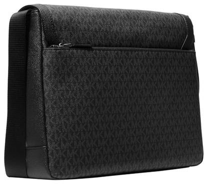 Michael Kors Malone Cargo Messenger Bag - color: Light Gunmetal/Black