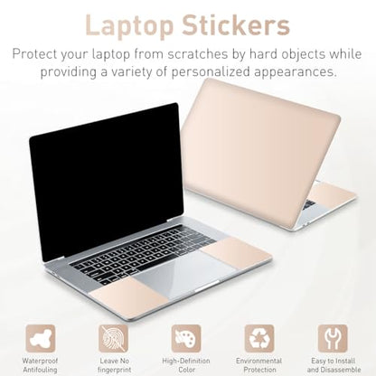 15-15.6 inches Netbook Laptop Skin Sticker Decal Reusable Cover Protector for 11.6 12 13 13.3 14 15 15.4 Notebook Chromebook Easy to Apply and Remove, Scratch-Resistant Waterproof I Gradient Nude - color: Gradient Nude