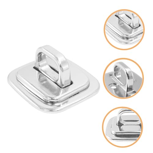 Housoutil 4pcs Laptop Security Plate -Theft Anchor for Keyed Combination Cable Locks Design for Desks Monitors and Devices Sturdy Theft