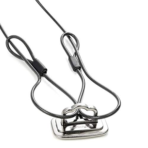 StarTech Laptop Cable Lock, Anchor, TAA, Large (LTANCHORL) | Computer Security Cable Anchor, Desk Mount Security Anchor Point - style: Cable Lock Anchor - Large