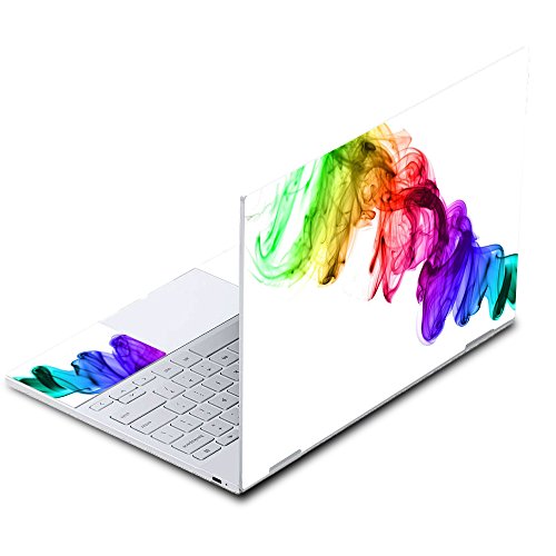MightySkins Skin Compatible with Google Pixelbook - Rainbow Smoke | Protective, Durable, and Unique Vinyl Decal wrap Cover | Easy to Apply, Remove, and Change Styles | Made in the USA - color: Rainbow Smoke