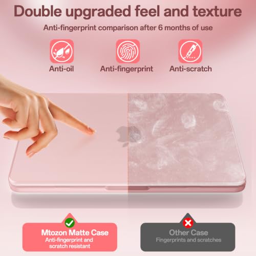 Case Compatible with MacBook Neo 13 inch 2026 (Model A3404), Scratch Resistant Protective Hard Shell Cover, Matte Blush - color: Matte Blush