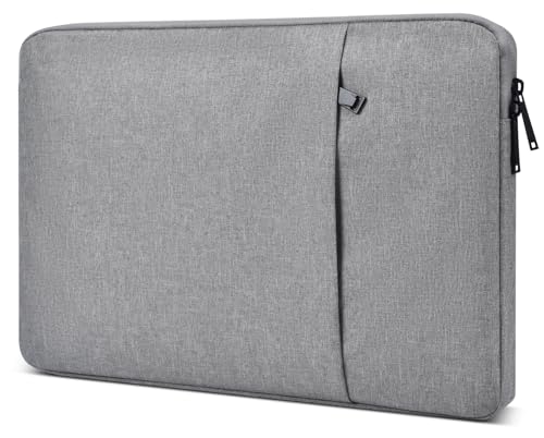 15.6 16.1 Inch Portable Monitor Case, Protective Padded Water Resistant Carrying Sleeve for 15.6" Display Monitors Shockproof Slim Travel Cover Bag with Accessory Storage Pocket, Gray - color: Gray, size: 15.6-16.1 Inch