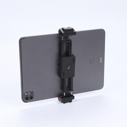 Kado Metal Portable Monitor Stand Tripod, Phone/Tablet Clamp for Desk | 100x100mm 75x75mm Wall/Arm Mount Clamping, 360° Ball Head and 1/4" Screw Compact for Phone, Tablet, Projector, Camera, Webcam - style: Charcoal Gray