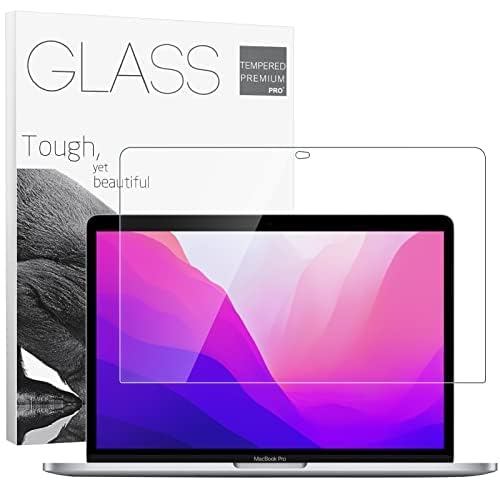 9H Hardness Tempered Glass Screen Protector for MacBook Pro 13 inch (M1/M2 2016-2022)/ MacBook Air 13 inch (M1 2018-2021), Bubble Free, Ultra Thin HD Transparency, Anti Scratch - color: MacBook Pro/Air 13.3 inch, size: 1pc