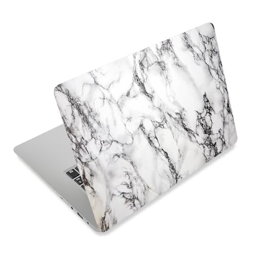 3D Print Laptop Skin Vinyl Sticker Decal, 12" 13" 13.3" 14" 15" 15.4" 15.6 inch Laptop Skin Sticker Cover Art Decal Protector Fits HP Dell Lenovo Compaq Apple Asus Acer (Black White Marble New) - color: Black White Marble New