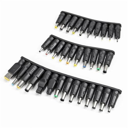 DC Power Connector AC Power Adapter Connector Kits Universal Laptop Notebook DC Plug Set Jack Tips for Low Current Transmission to Led Strip/Router(34pcs) - size: 34pcs