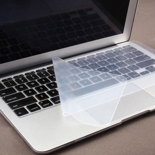 Leadigol 5 PCS Universal Keyboard Protector Cover Skin, Silicone Waterproof Dustproof Keyboard Protector Skin 10-17inch for Laptop Notebook(L) - size: L