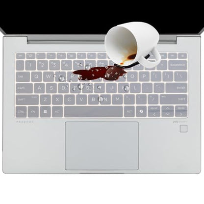 Keyboard Cover for HP EliteBook 640 645 G11 14" & HP EliteBook 1040 G11 14" Laptop Accessories Protective Skin, US Layout (Not fit EliteBook 640 645 1040 G8/G9/G10 or Older) -Clear - color: Clear