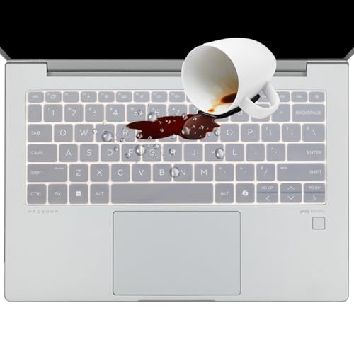 Keyboard Cover for HP EliteBook 640 645 G11 14" & HP EliteBook 1040 G11 14" Laptop Accessories Protective Skin, US Layout (Not fit EliteBook 640 645 1040 G8/G9/G10 or Older) -Clear - color: Clear