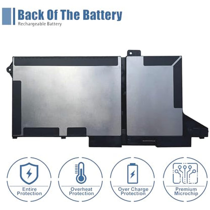 WY9DX Laptop Battery Replacement for for Dell Latitude 5420 5520 Precision 15 3560 Series RJ40G 01K2CF 075X16 0WK3F1 0M3KCN 005R42 11.4V 42Wh 3500mAh 3-Cells - size: 8.14*4.15*0.2 inch WY9DX