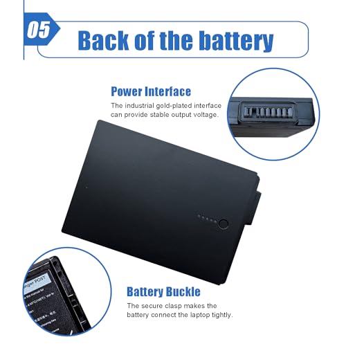 XVJNP Laptop Battery Compatible with Dell Latitude 5430 7330 Rugged Extreme P148G P148G001 P149G P149G001 Series 6JRCP 06JRCP M0TN3 0M0TN3 KD1CT 451-BCWQ 11.4V 53.5Wh - size: 5.08*3.37*0.59 inch XVJNP