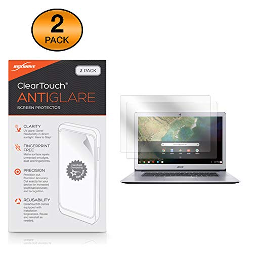 BoxWave Screen Protector Compatible with Acer Chromebook 15 (CB515) (15.6 in) - ClearTouch Anti-Glare (2-Pack), Anti-Fingerprint Matte Film Skin - color: Anti-Glare