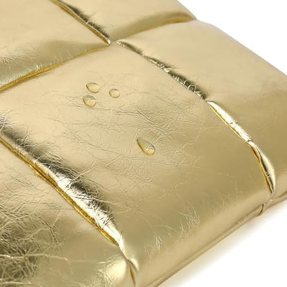 15-16 Inch Puffy Laptop Sleeve,Gold | Compatible with MacBook Air 15 M4/M3/M2 2025-2023and MacBook Pro 16 in M4 2024 - color: Glod, size: For 15"-16" MBA/MAP M4 M3 M2 M1