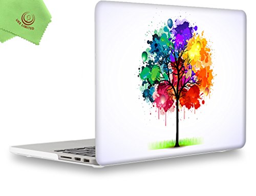 UESWILL Creative Design Smooth Hard Shell Case Compatible with MacBook Pro (Retina, 13 inch, Early 2015/2014/2013/Late 2012), Model A1502/A1425, NO CD ROM, Colorful Tree - color: Pattern: Colorful Tree, size: MacBook Pro 13" Retina A1502/A1425
