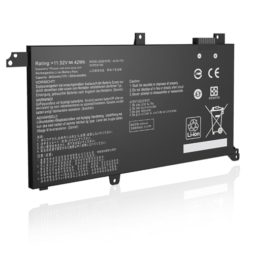 B31N1732 B31Bi9H Laptop Battery Compatible with Asus VivoBook X430UF X430UN X430FA X430FN S430UA S430FN S14 K430FN K430UF R430FA R430FN S4300UF V430UF V430FN F571GD FX571GT - color: B31N1732