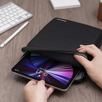 NIDOO 10 inch Laptop Sleeve Carrying Bag Shoulder Case for 10.9" 11" iPad Air M3 M2/ 11" iPad Pro 2025/10.9" 10.2" 11 inch iPad/ 10.5" Samsung Galaxy Tab A8 S8 / 10.4" HUAWEI / 10.6" Lenovo Handle - color: Black, size: 10-11 inch Tablet