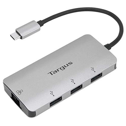 Targus+USBC+ETHERNET+Adapter+W+3X+USBA+Ports - style: USB-C Ethernet Adapter with 3x USB-A Ports
