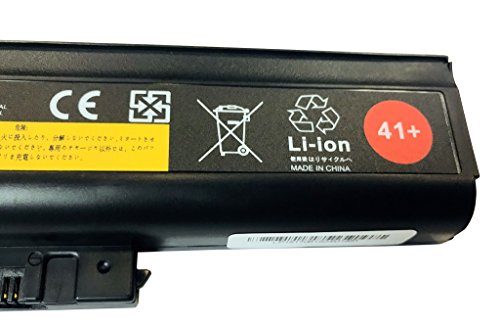 GHU New Battery 48 WH Replacement for 41+ 40Y6799 40Y6797 Compatible with Lenovo ThinkPad R60 R60e T60 T60p Z60 Z60m Z61 Z61p T500 W500 42T4619 42T4620 92P1133 40Y6795 92P1133 R500 SL300 SL400 SL500