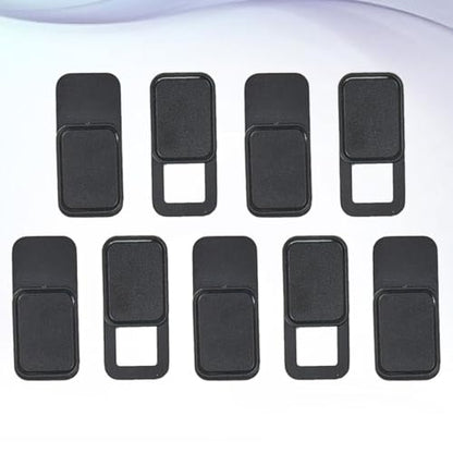 OSALADI Webcam Cover Slider for Privacy Protection 9pcs Metal Oval Shaped and Heat Resistance Compatible with Laptop Tablet and Phone Cameras