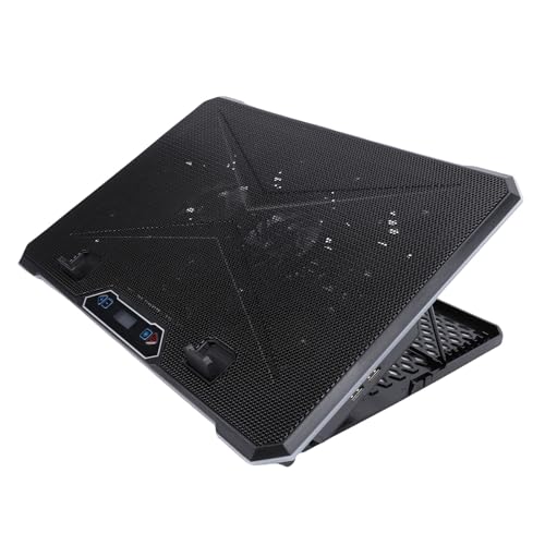 Gaming Laptop Cooling Pad with 14 Fans, Height Stand for 12-19 Inch Laptops, RGB Lights Cooler with 2 USB Ports, Quiet Cooling Fan for Gaming Notebook Computer, 8 (14 Fans)