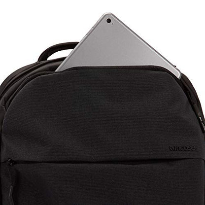 Incase Compact City Backpack – 18L Everyday Travel Tech Backpack and Laptop Bag for Work or School – Three Pockets, 16” Padded Laptop Sleeve, Quick Access Pocket – Black - color: Black