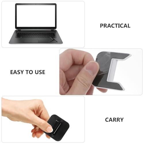 NOLITOY Portable Foldable Laptop Stand Non Skid Holder Adjustable Height Laptop Rack for Desk Cooling and Ergonomic Use Compatible with Various Notebooks, 2 PCS