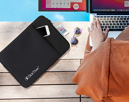 SideTrak Protective Case Sleeve for Portable Monitor and Laptop | Compatible with SideTrak Slide & Swivel Monitors | Built-in Pocket | Durable & Stretchy Neoprene Material | 14x10 - size: 14x10