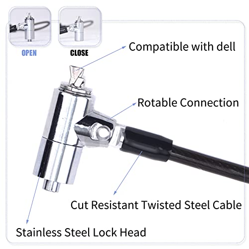 Laptop Cable Lock Hardware Security Cable Lock Anti Theft and Laptop Lock for N17 Dell Laptop