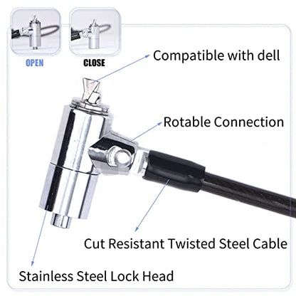 Laptop Cable Lock Hardware Security Cable Lock Anti Theft and Laptop Lock for N17 Dell Laptop