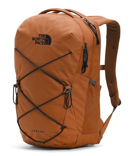 The North Face Jester Everyday Laptop Backpack, Leather Brwn/Blk-NPF, OSFA | Commuter Daypack, Water Repellent, Laptop Sleeve - color: Leather Brown/Tnf Black-npf