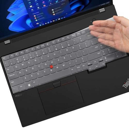 Keyboard Cover for 2026-2023 Lenovo ThinkPad E16 L16 T16 T16g P16 P16v P16s 16", ThinkPad E16 L16 T16 T16g P16 P16v P16s Gen 5/4/3/2/1, Thinkpad L15 Gen 4/3 15.6" (Not Fit Thinkpad Z16, L15 Gen 2/1) - color: TPU