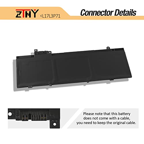 ZTHY L17L3P71 L17M3P72 Laptop Battery Replacement for Lenovo ThinkPad T480S | Ultrabook 20L7 20L8 Series L17M3P71 L17S3P71 01AV478 01AV479 01AV480 SB10K97620 SB10K97621 SB10K97622 20L8S02E00 20L7001VPB - size: 10.35*3.54*0.20inch L17L3P71
