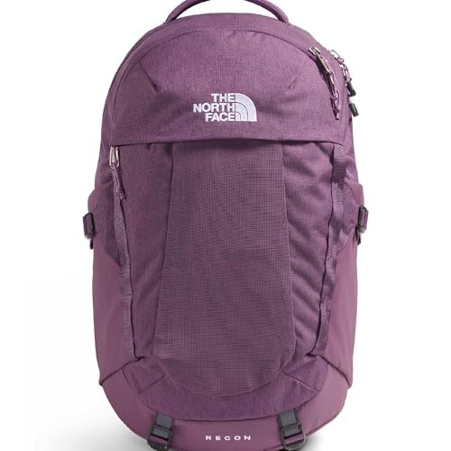 The North Face Women's Recon Everyday Laptop Backpack - Commuter Travel Bag, 18" Laptop Sleeve, Water-Repellent, Chroma Purple Light Heather/Hushed Lavender, One Size - color: Chroma Purple Light Heather/Hushed Lavender, size: One Size