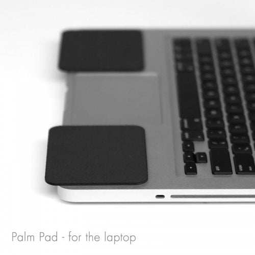 Large Slim Palm Pads Notebook Wrist Rest with Tacky Silicone Reposition Ergonomic Carpal Tunnel Resting Support for Computer MacBook & Laptop Keyboard Typing Pad (2 Large 3.9 x 3.1 inches) - size: Slim Large
