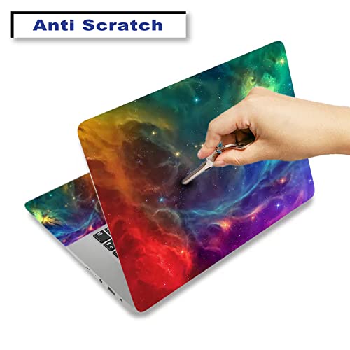 15.6 inch Laptop Notebook Skin Sticker Universal Soft Art Cover Decal Fits 12 13 13.3 14 15 15.4 15.6 inch Laptop Protector,Easy to Apply, Reusable, Color Nebula Galaxy - color: Color Nebula Galaxy