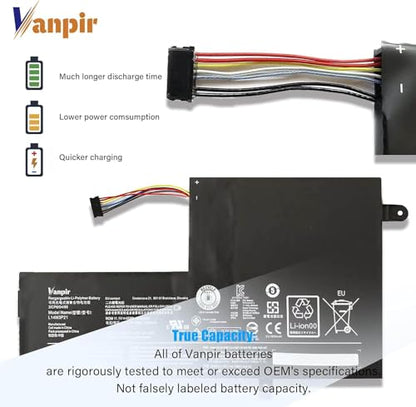 L14M3P21 Laptop Battery 11.1V 45Wh 4050mAh Replacement for Lenovo IdeaPad 310S 320S 500S 510S 520S Edge 2-1580 Flex 3 1470 1480 Flex 4 1570 1580 Series L14L3P21 L14M2P21 L14L2P21 L15M3PB0