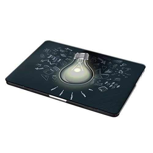 UESWILL Creative Design Smooth Hard Shell Case Compatible with MacBook Pro (Retina, 13 inch, Early 2015/2014/2013/Late 2012), Model A1502/A1425, NO CD ROM, Bulb - color: Pattern: Bulb, size: MacBook Pro 13" Retina A1502/A1425