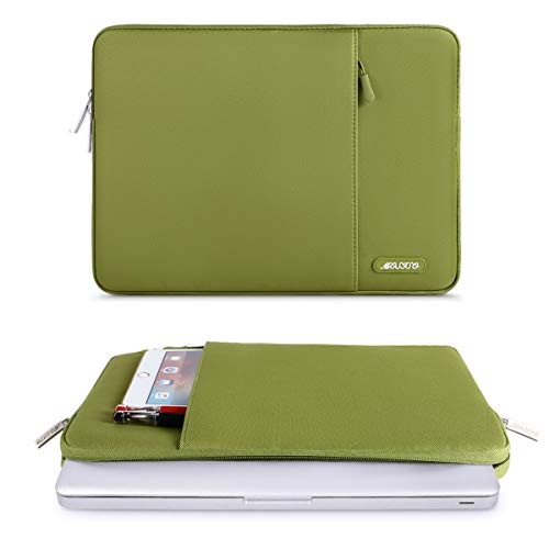 MOSISO Laptop Case 13 inch, Laptop Sleeve Bag with Pocket | Compatible with MacBook Neo A3404 2026/Air/Pro 13 M5/M4/M3/M2/M1 2026-2016, Polyester Vertical Computer Bag, Chartreuse - color: Chartreuse, size: 13 inch